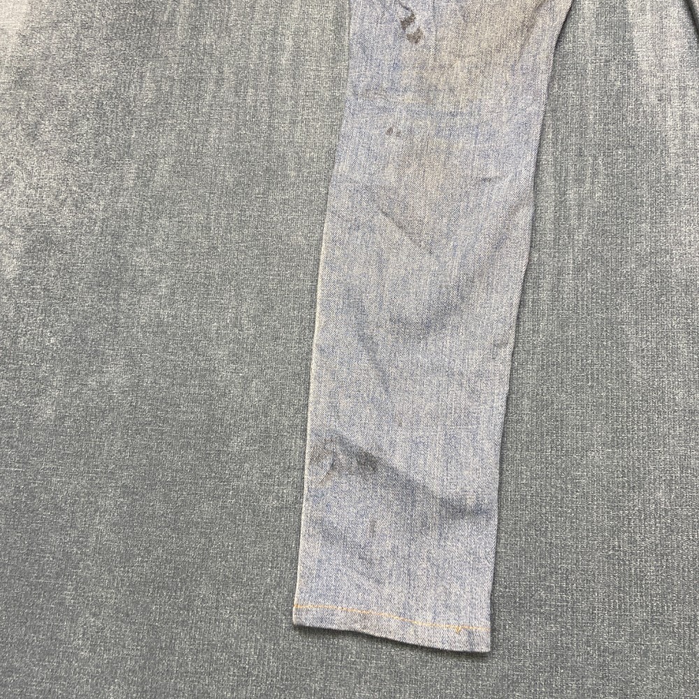 VTG Levi's 711 Altered Jeans Womens 27x30 Blue Denim Cotton Stretch Distressed - Picture 3 of 13